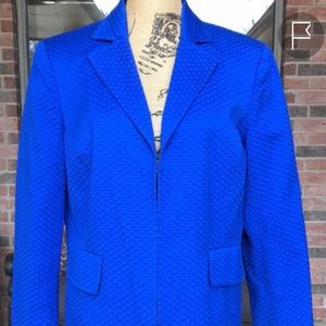 Jones Wear Stretch Royal Blue Blazer 10